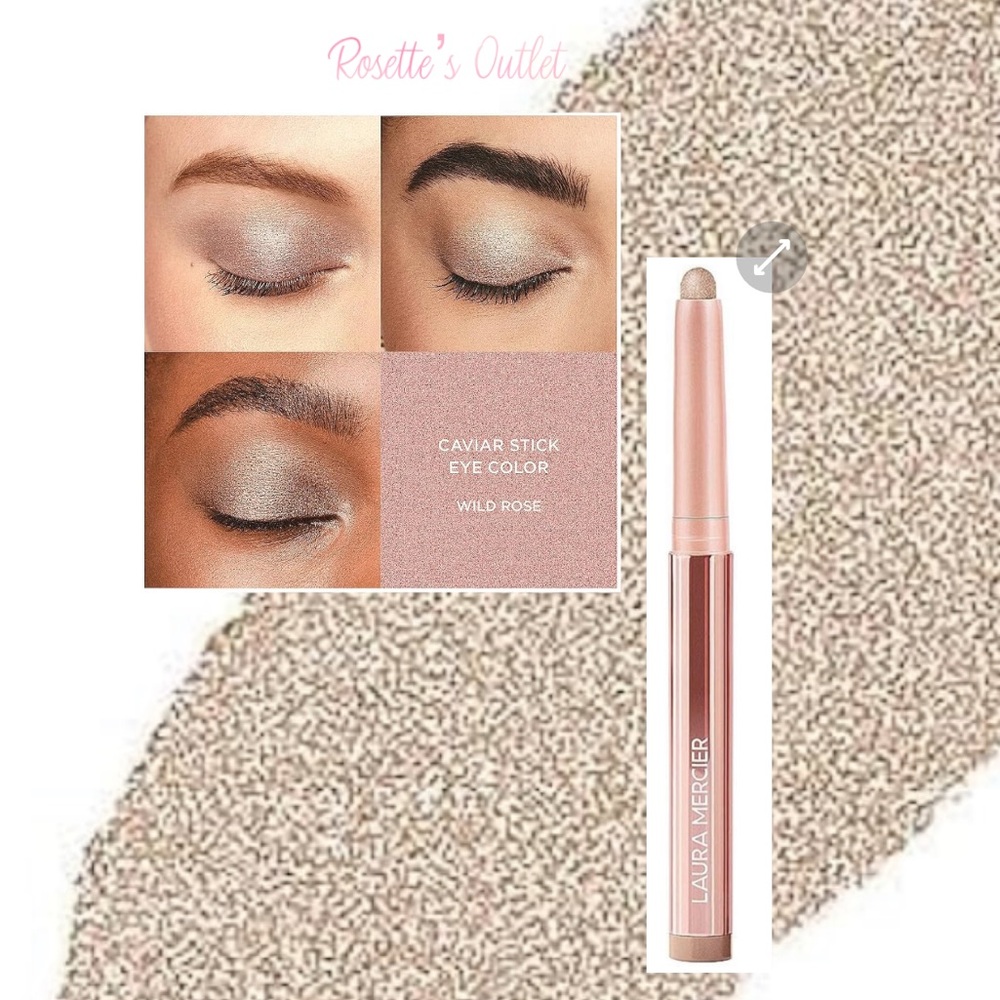 Laura Mercier “Wild Rose” Roseglow Caviar Stick Eye Color, , Pink, Metallic